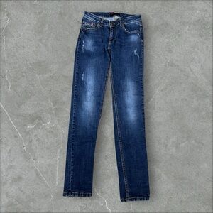 Diesel Industry Jeans Womens 26x31 Blue 1676-B-737 Slim Luxury Denim Casual Y2K